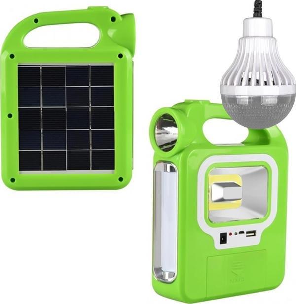 PowerMaster HB-6399B Solar Tamirci Balıkçı Çalışma Lambası Uzatma Ampul Dahil (PowerBank Özellikli) - Image 1