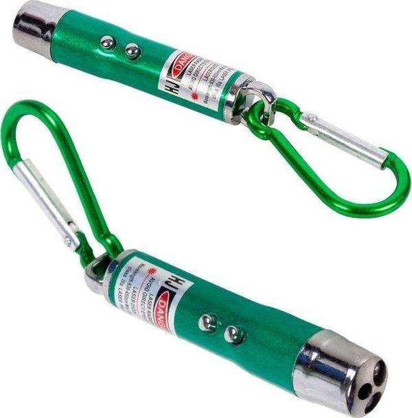 Powermaster 3in1 Kırmızı Laser Point ve El Feneri - Image 1