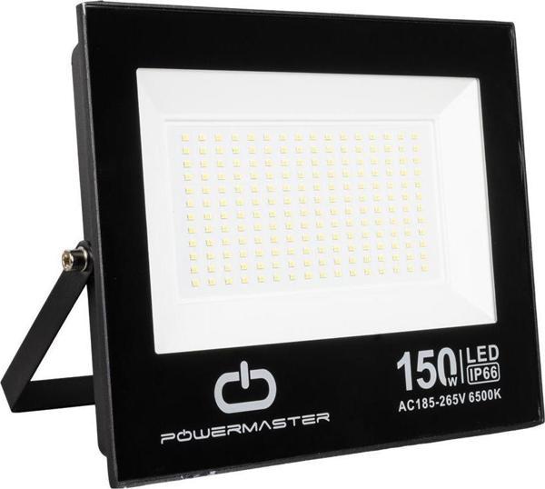 Powermaster PM-22585 30 Watt - 220 Volt 6500K IP66 150* Işık Açısı Siyah Slim Kasa Led Projektör - Image 1
