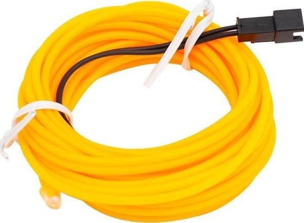 Powermaster 5 Metre 5 Volt USB Adaptörlü Neon Sarı İp Aydınlatma PM-6081 - Image 1