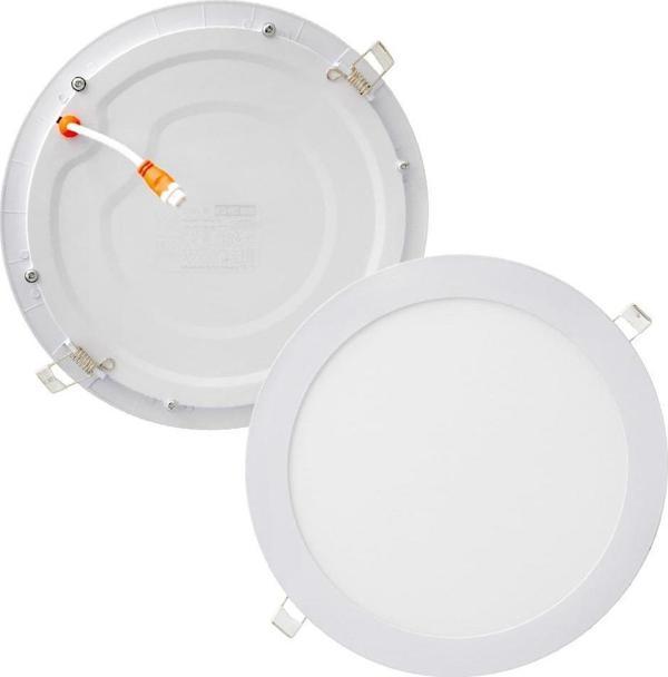 Horoz Slim-18 6400K 18w Beyaz SMD Sıva Altı Panel Led 2'li Paket - Image 1