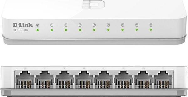 D-Link DES-1008c 10/100 Mbps 8 Port Ethernet Switch - Image 1