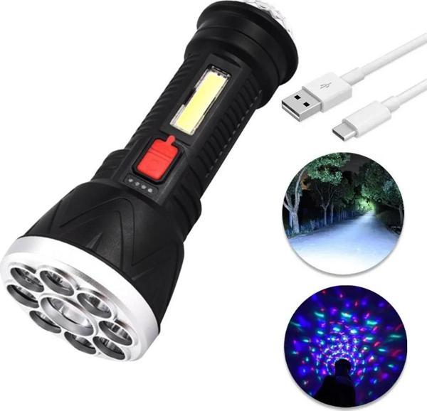 Powermaster CL-W09 9+1 Ledli + Flaşörlü Deprem Ve Afet İçin Şarjlı El Feneri - Image 1