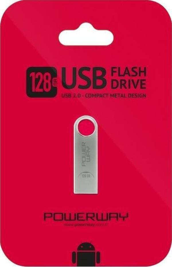 Powerway PW-128 128 GB USB 2.0 Flash Bellek - Image 1