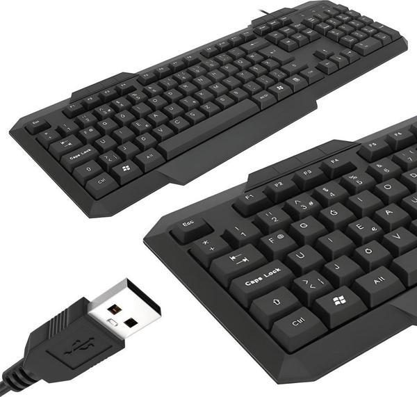 Frisby FK-4812FU F-Türkçe Standart USB Kablolu Klavye - Image 1