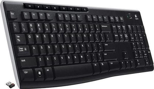 Logitech K270 Siyah Kablosuz Q Klavye - Image 1