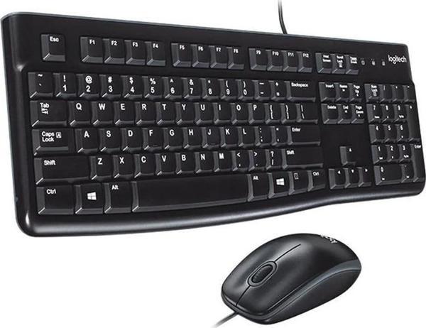 Logitech MK120 Usb Q Siyah Kablolu Klavye + Mouse Set - Image 1