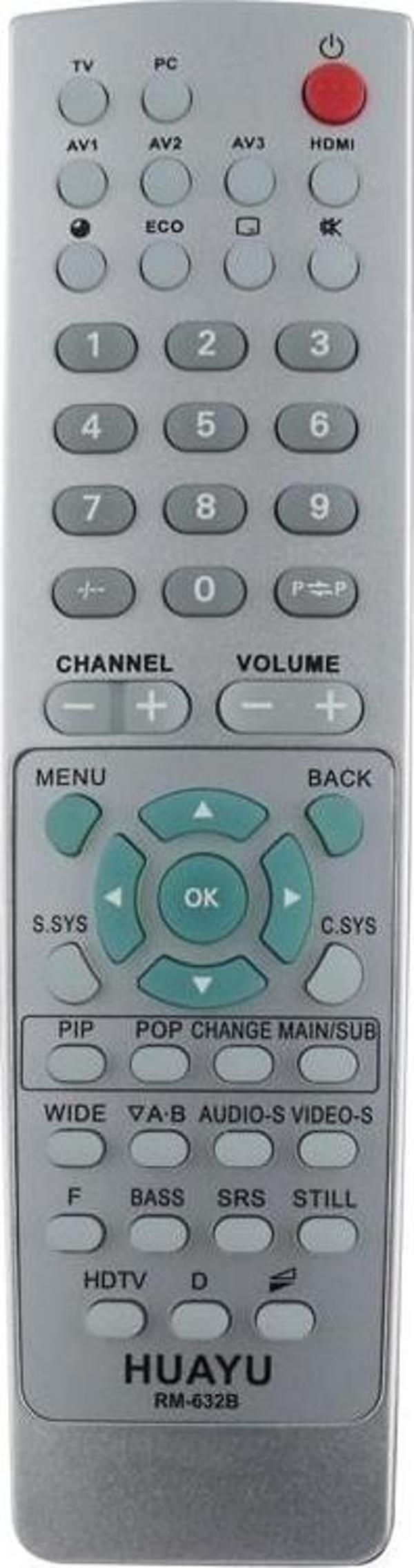 Sanyo RM-932B Lcd Led Tv Kumandası - Image 1