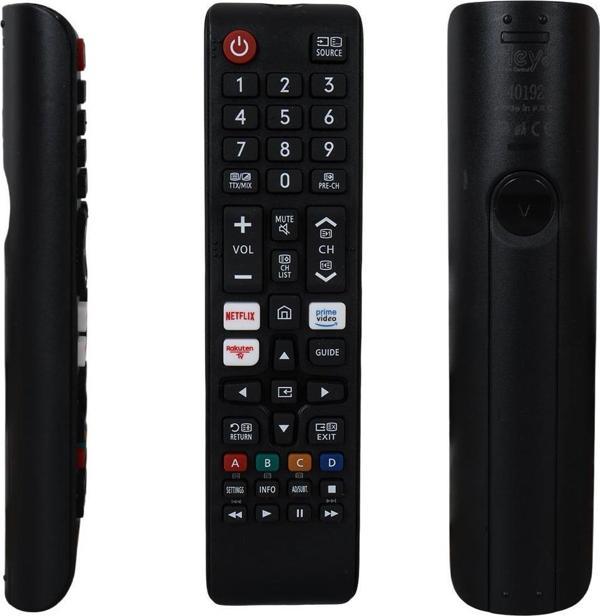 Samsung Netflix - Prime Video - Rakuten Tuşlu LCD LED TV Kumandası (BN59-01315B) - Image 1