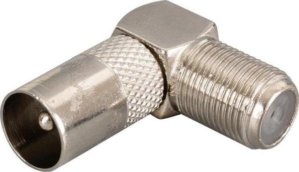 Powermaster PM-34398 F Konnektör Dişi - 60 Ohm Erkek L Tip Çevirici - Image 1