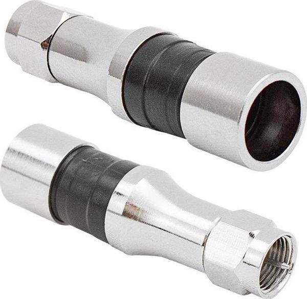 Erkek Sıkmalı RG11 F Konnektör Compressıon CTF111 Boğazlı İğneli - Image 1