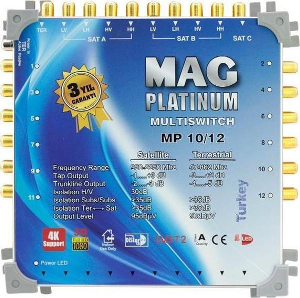 Mag Platinum 10-12 Kaskatlı Uydu Santrali - Image 1