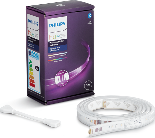 Philips HueWCA Renkli Akıllı LED Şerit, 1 metre, V4 Bluetooth Özellikli, Ekleme/Uzatma Şeridi, Adaptör dahil değildir - Image 1