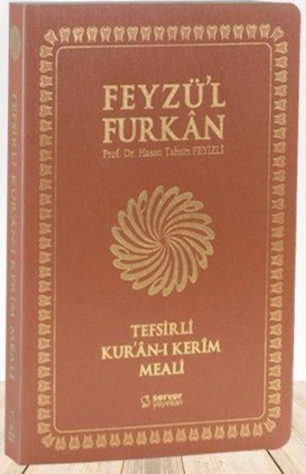 Feyzü'l Furkan Tefsirli Kur'an-ı Kerim Meali (Orta Boy - Tefsirli Meal - İnce Cilt) Taba - Server İletişim - Image 1