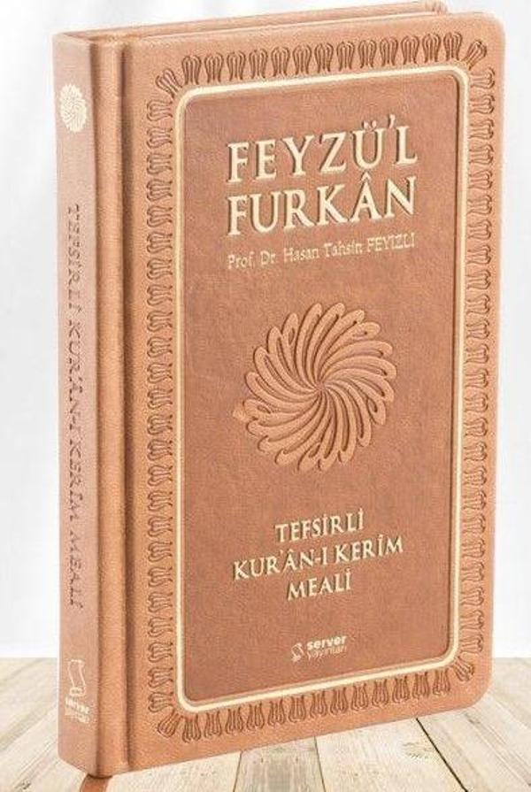 Feyzü'l Furkan Tefsirli Kur'an-ı Kerim Meali (Büyük Boy - Tefsirli Meal - Ciltli) TABA - Server İletişim - Image 1