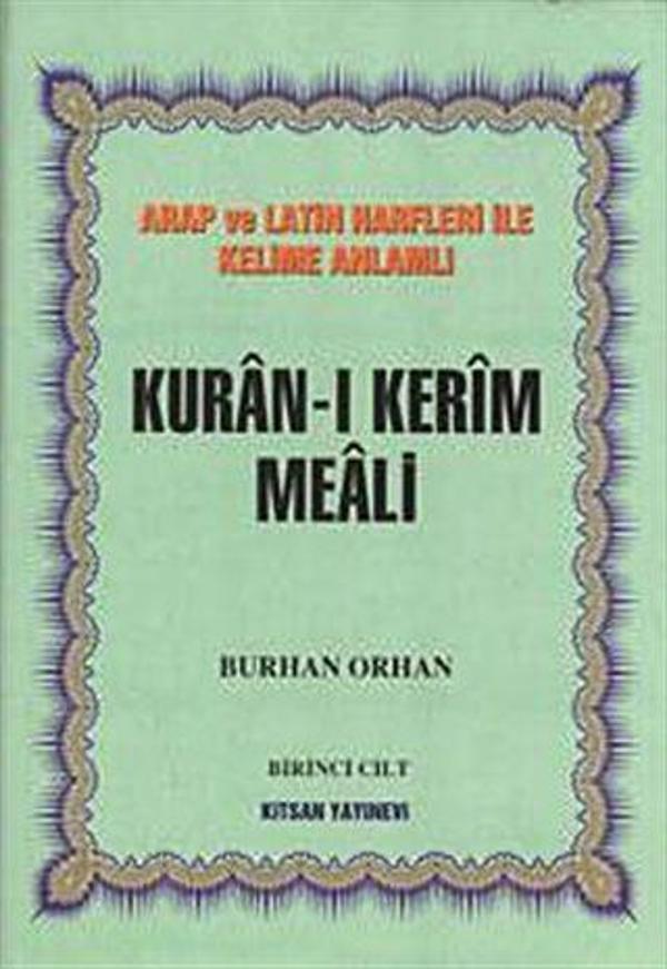 Kuran-ı Kerim Meali 4 Cilt Takım Arap ve Latin Harfleri ile Kelime Anlamlı - Kitsan Yayınevi - Image 1