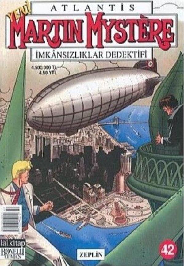 Atlantis Yeni Seri Sayı: 42 Zeplin Martin Mystere İmkansızlıklar Dedektifi - Lal - Image 1