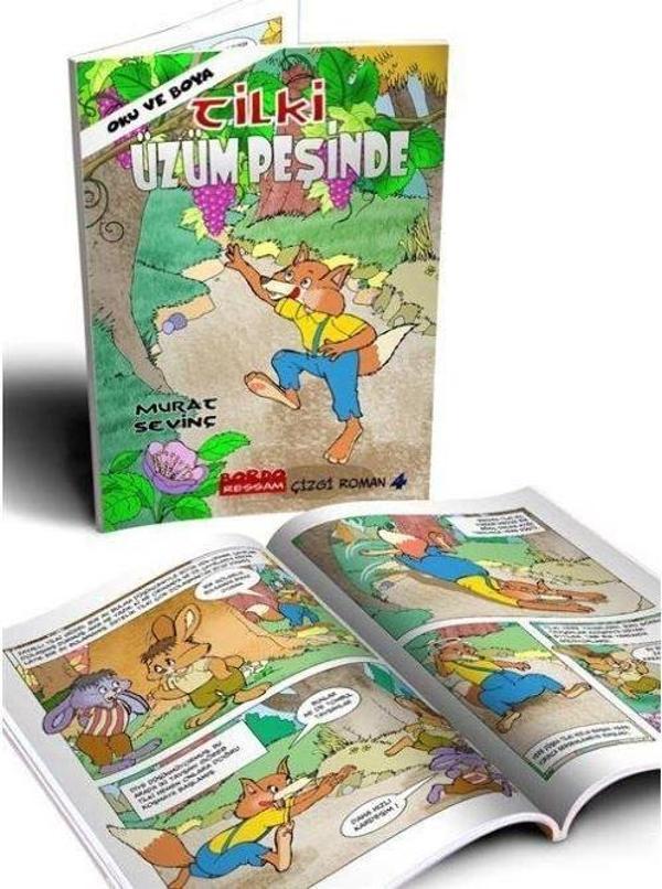 Tilki Üzüm Peşinde - Bordo Ressam - Image 1