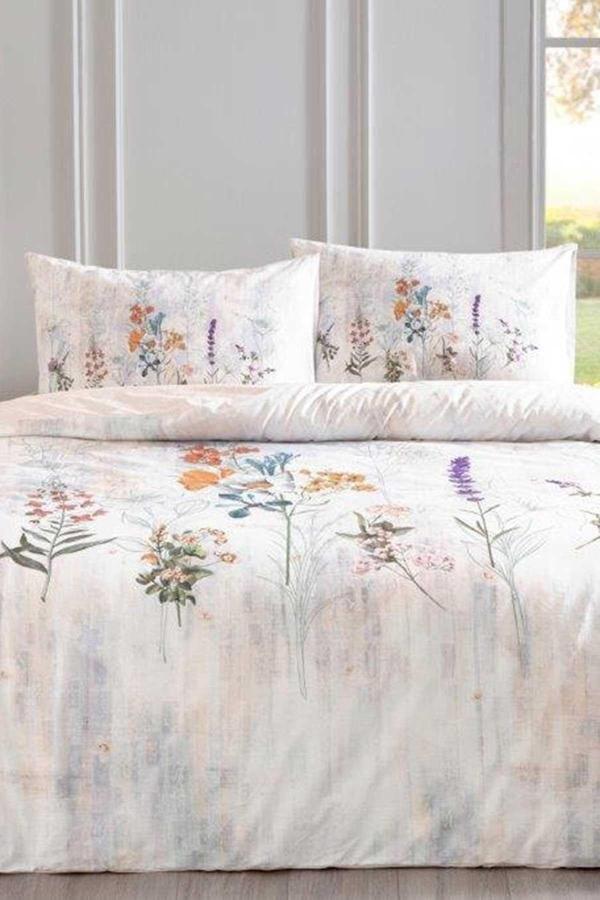 Özdilek Floraison Çift Kişilik Nevresim Takımı - Somon - Image 1
