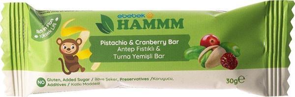 HAMMM A.Fıstık & Cranberryli Bar 30gr - Image 1