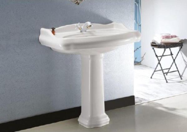 Turkuaz 1837 Etajerli Lavabo 100X54 Cm Beyaz - Image 1