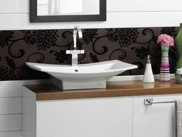 Turkuaz Bella Tezgahüstü Lavabo 70X45 Cm (Duvara Sıfır Lavabo) Beyaz - Image 1
