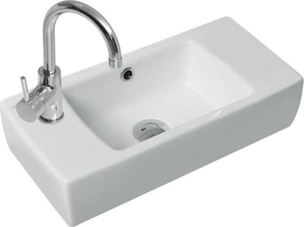 Turkuaz Cerastyle City Lavabo 25*50 Cm (Batarya Soldan Delikli) Gri - Image 1
