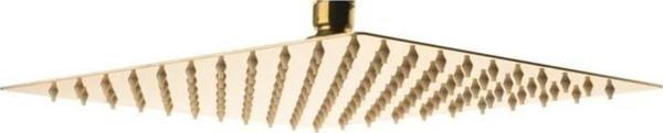 Kare Batarya Ankastre Tepe Duş Başlığı (Gold)  - Image 1