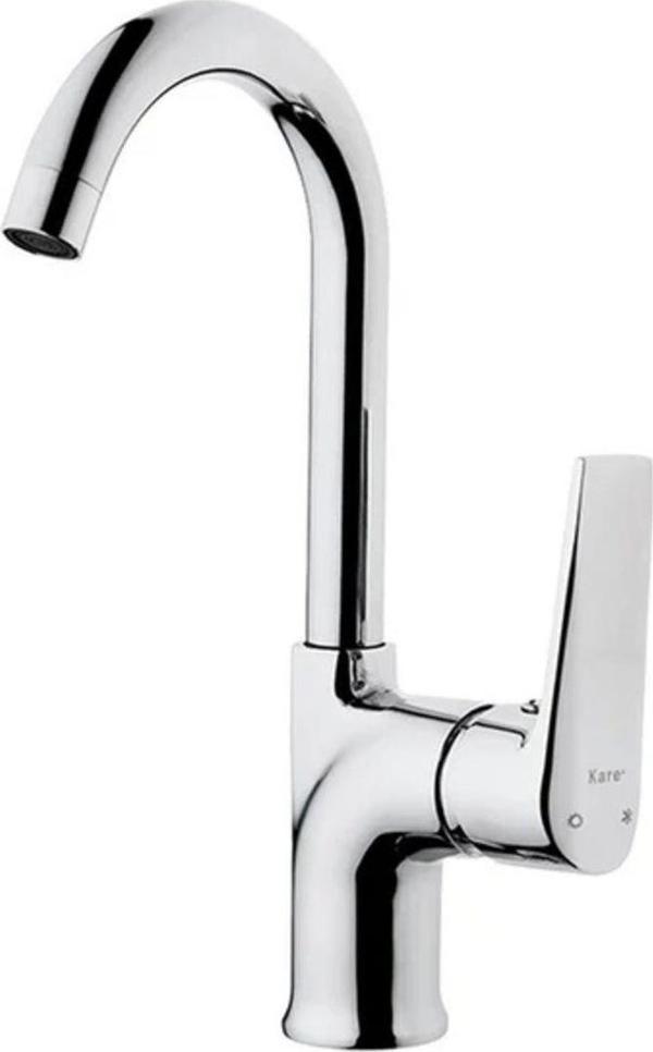 Kare Batarya Barbados Mix Kısa Borulu Lavabo Bataryası Krom - Image 1