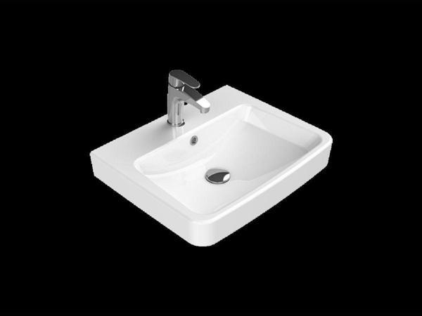 Turkuaz Duru Lavabo 45X35 Cm Beyaz - Image 1