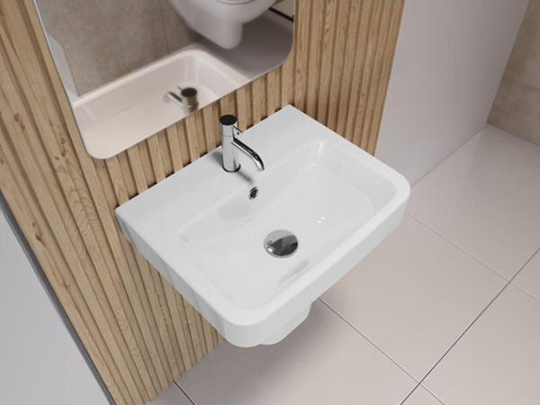Turkuaz Duru Lavabo 55X45 Cm Beyaz - Image 1