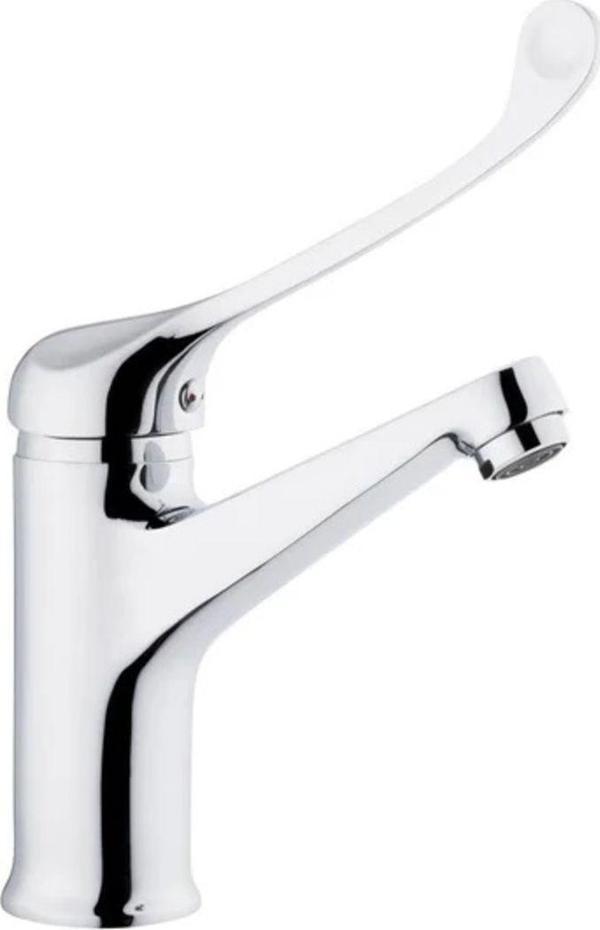 Kare Batarya Luxury Medikal Yüksek Lavabo Bataryası Krom - Image 1