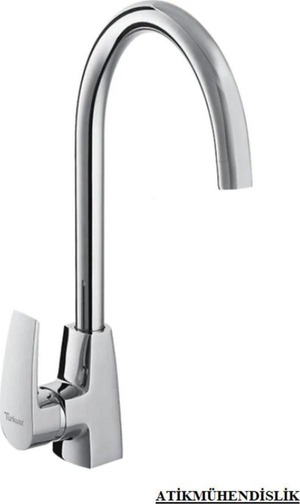 Turkuaz Mutfak Bataryası En: 243 Mm - Yükseklik: 385 Mm Krom - Image 1