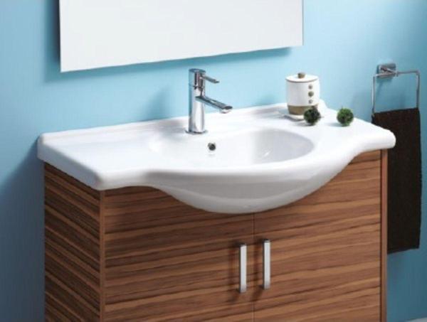Turkuaz Nil Etajerli Lavabo 55X47 Cm(Dolap Hariç) Beyaz - Image 1