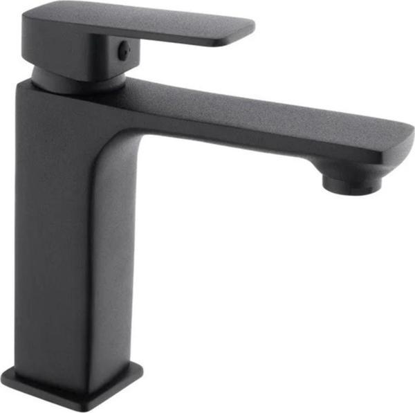 Kare Batarya Siera Mıx Lavabo Bataryası Siyah - Image 1
