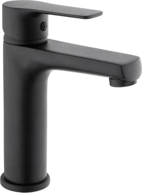 Kare Batarya Smart Mix Lavabo Bataryası Siyah - Image 1