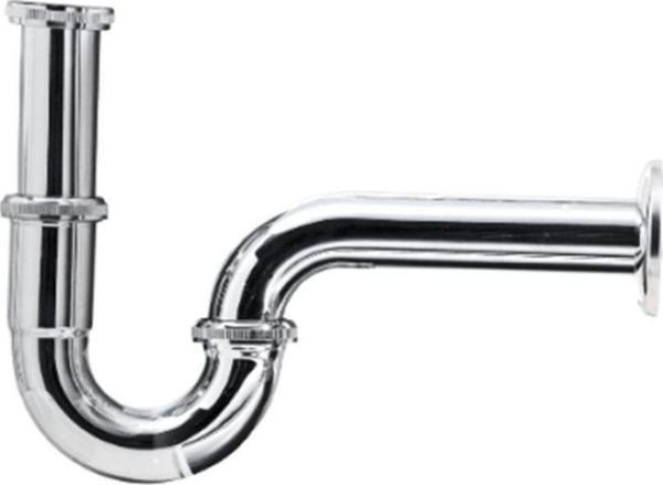 Turkuaz S Lavabo Sifonu Krom Kaplamalı 220-250 Mm  - Image 1