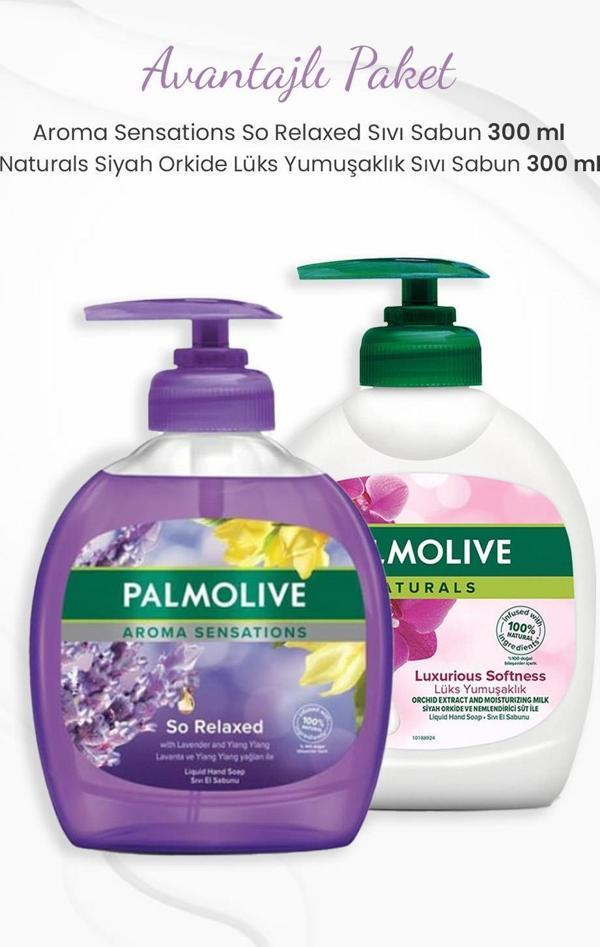 Palmolive So Relaxed ve Siyah Orkide Sıvı Sabun 300 ml - Image 1