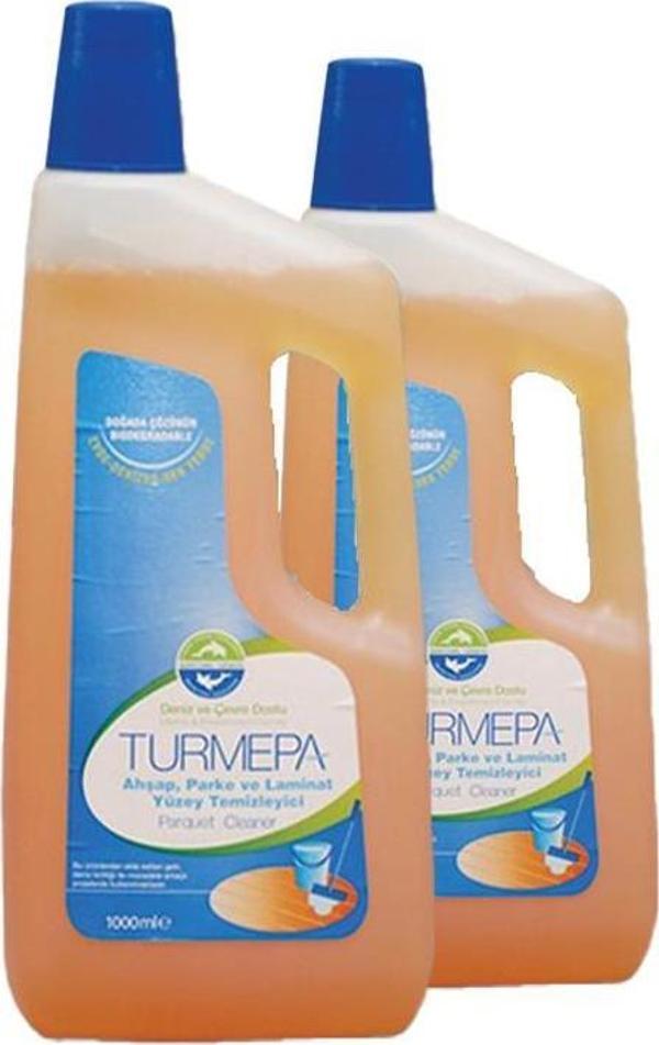 Turmepa Ahşap, Parke ve Laminat Yüzey Temizleyicisi 1000 ml x 2 - Image 1