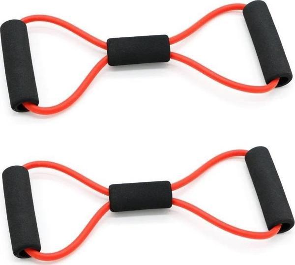 3B Trend (2 Adet) Egzersiz Spor Pilates Direnç Bantı Pilates İpi Jimnastik Lastiği - Image 1