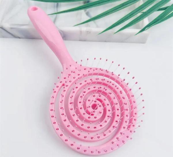 3B Trend Topuzlu Saç Açma Fırçası - Şeker Pembe - Image 1