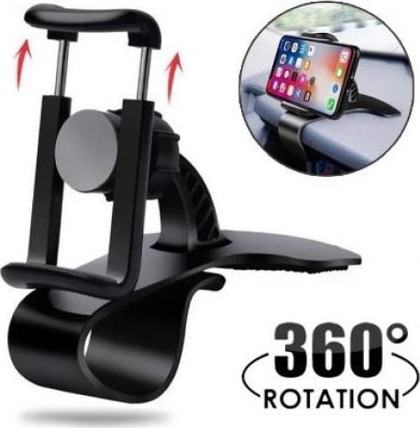 3B Trend Araba Gösterge Üstüne Takılan 360 Oynar Telefon Tutucu - Image 1