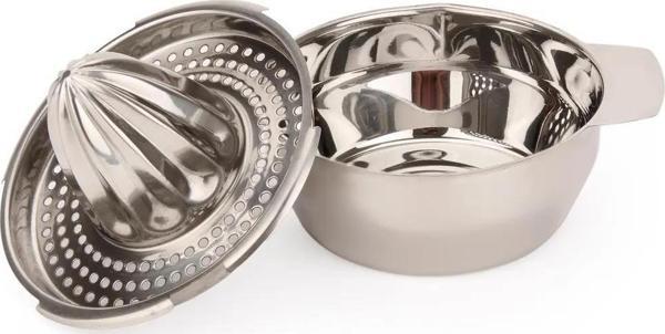 3B Trend Çelik Limon ve Narenciye Sıkacağı - Inox - 16,8x9 cm - Image 1