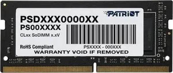 Patriot Signature Line PSD432G32002S 32GB(1x32GB) DDR4 3200MHz CL22 SODIMM Notebook Ram - Image 1