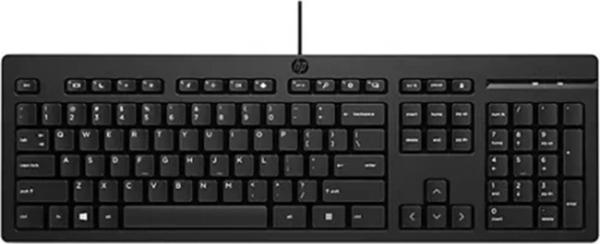 HP 125 266C9AA Usb Kablolu Klavye Siyah - Image 1