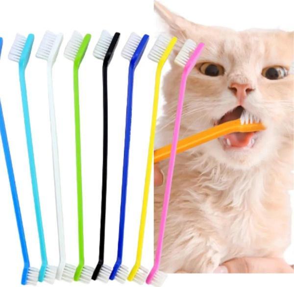 3B Trend Kedi Köpek Çift Taraflı Diş Fırçası Yavru ve Yetişkinler Pet Diş Sağlığı Koruma - Image 1