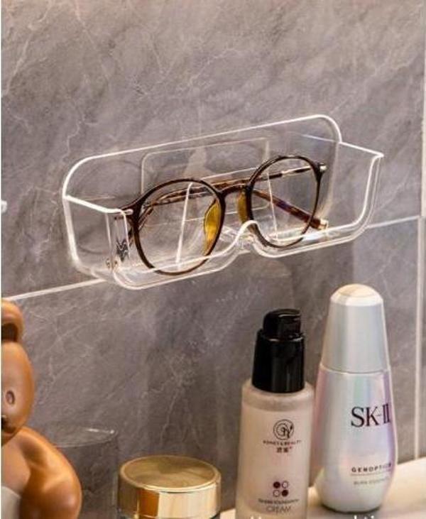 3B Trend Kendinden Yapışkanlı Şeffaf Gözlük Standı - Çekmece, Dolap, Banyo Aynası ve Araç İçi - Image 1