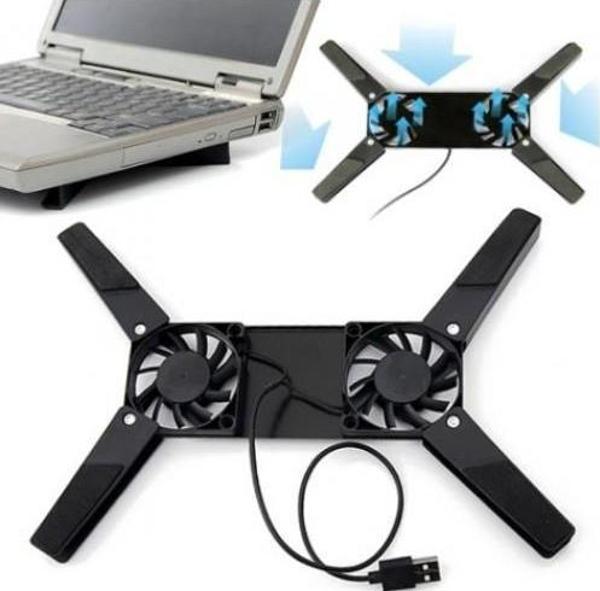 3B Trend Portatif Katlanabilir Çift Fanlı Laptop Soğutucu Stand - Image 1