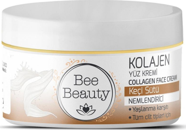 Bee Beauty Nemlendirici Keçi Sütü Kolajen Yüz Kremi 50 ml - Image 1