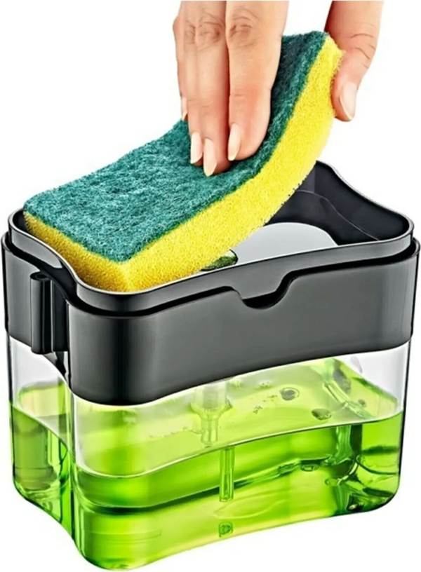 Trade Bazaar 2'si Bir Arada Süngerli Sıvı Deterjan Dispenser - Image 1